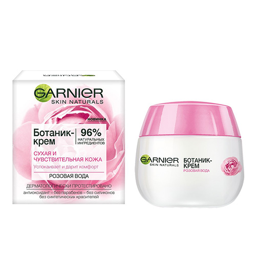 

Ботаник-крем для лица GARNIER SKIN NATURALS Розовая вода 50 мл