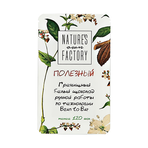 Гречишный шоколад NATURES OWN FACTORY белый 20 г