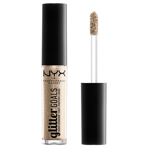 Тени для век `NYX PROFESSIONAL MAKEUP` GLITTER GOALS жидкие тон 02 polished pin up