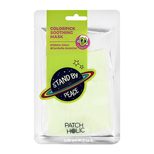 Маска для лица PATCH HOLIC COLORPICK с центеллой азиатской успокаивающая 20 мл