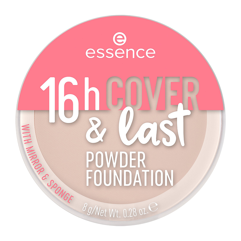 Основа тональная для лица ESSENCE 16 COVER & LAST POWDER FOUNDATION пудровая тон 02 - фото 1