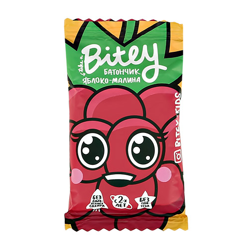 

Батончик фруктово-ягодный TAKE A BITEY Яблоко-малина 25 г
