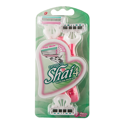 Станок для бритья одноразовый `DORCO` SHAI 4 лезвия 3 шт