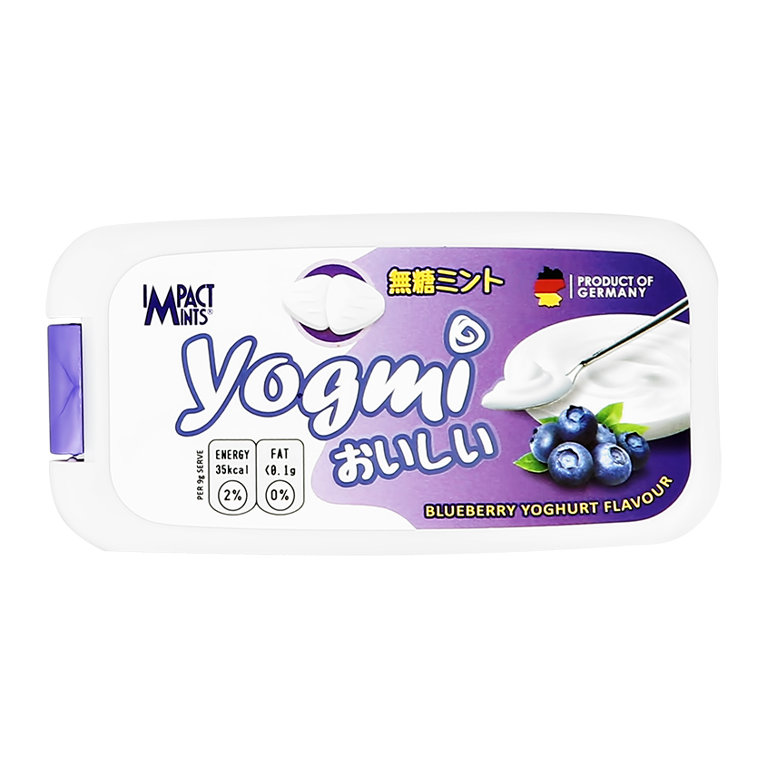 IMPACT MINTS Освежающее драже IMPACT MINTS YOGMI без сахара со вкусом йогурта с голубикой 9 г impact mints освежающее драже impact mints yogmi без сахара со вкусом йогурта с голубикой 9 г