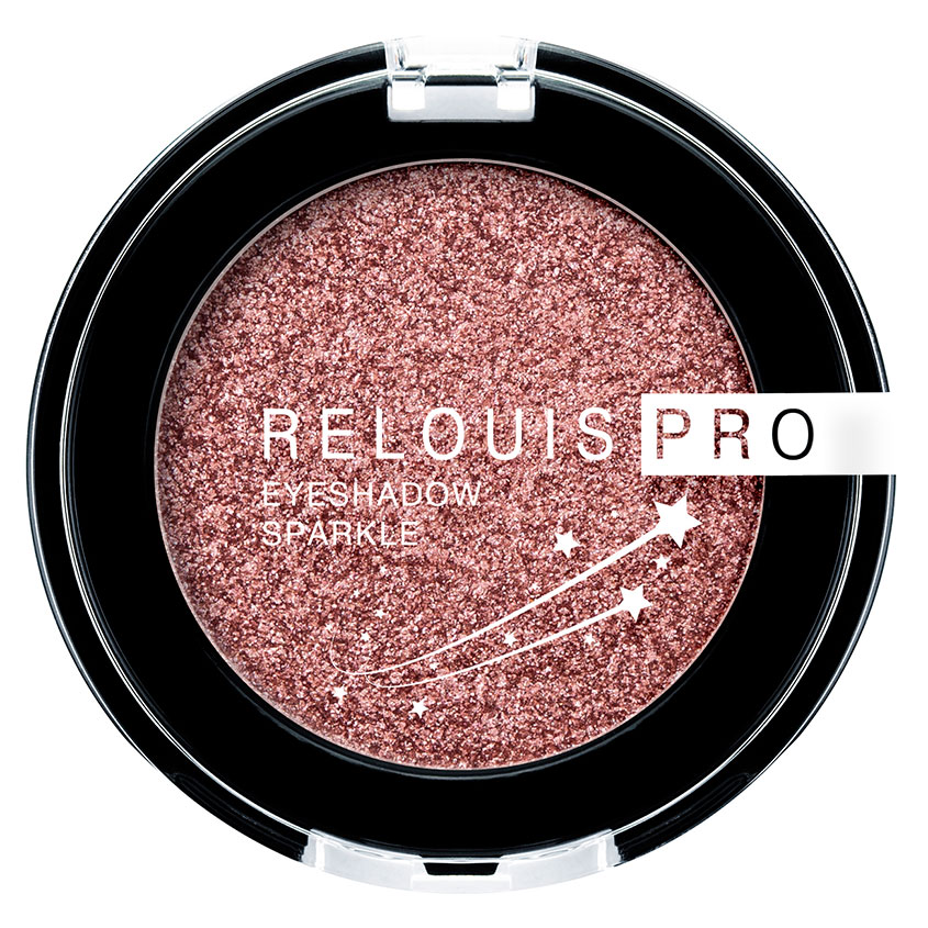 Тени для век RELOUIS RELOUIS PRO EYESHADOW SPARKLE тон 06 dusty rose