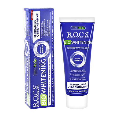 

Паста зубная R.O.C.S. BIO WHITENING Безопасное отбеливание 94 г
