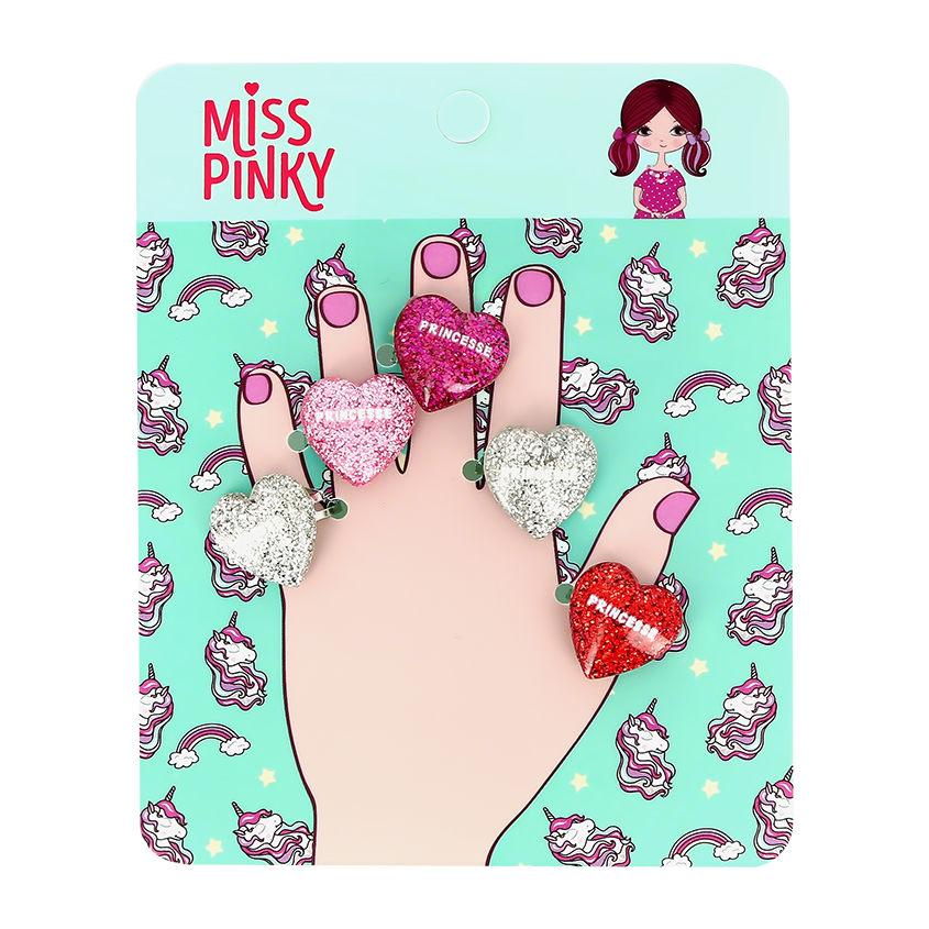 

Набор колец MISS PINKY 5 шт