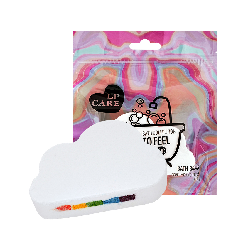 Бомбочка для ванны LP CARE Радужное облачко 110 г
