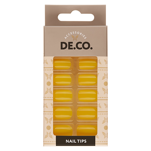 

Набор накладных ногтей DECO. VIVID aspen gold 24 шт+ клеевые стикеры 24 шт