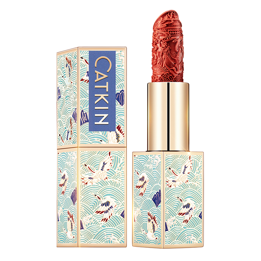 цена Помада для губ CATKIN MOISTURIZING LIPSTICK тон CO128 tulipa orphanidea увлажняющая