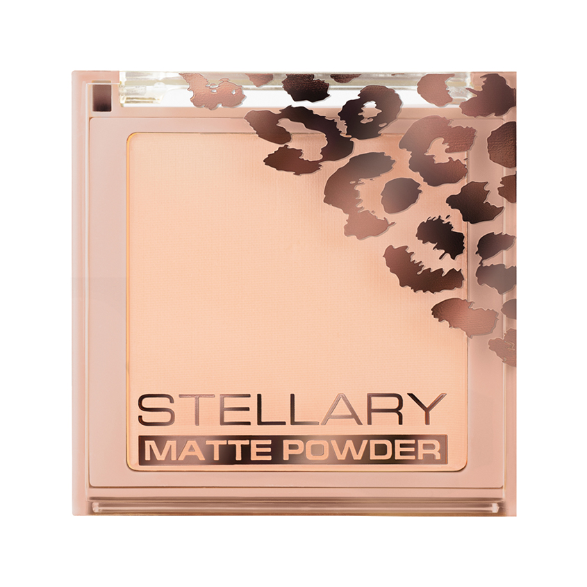 Пудра для лица STELLARY SOFT MATTE POWDER компактная тон SP 02 Розово-бежевый
