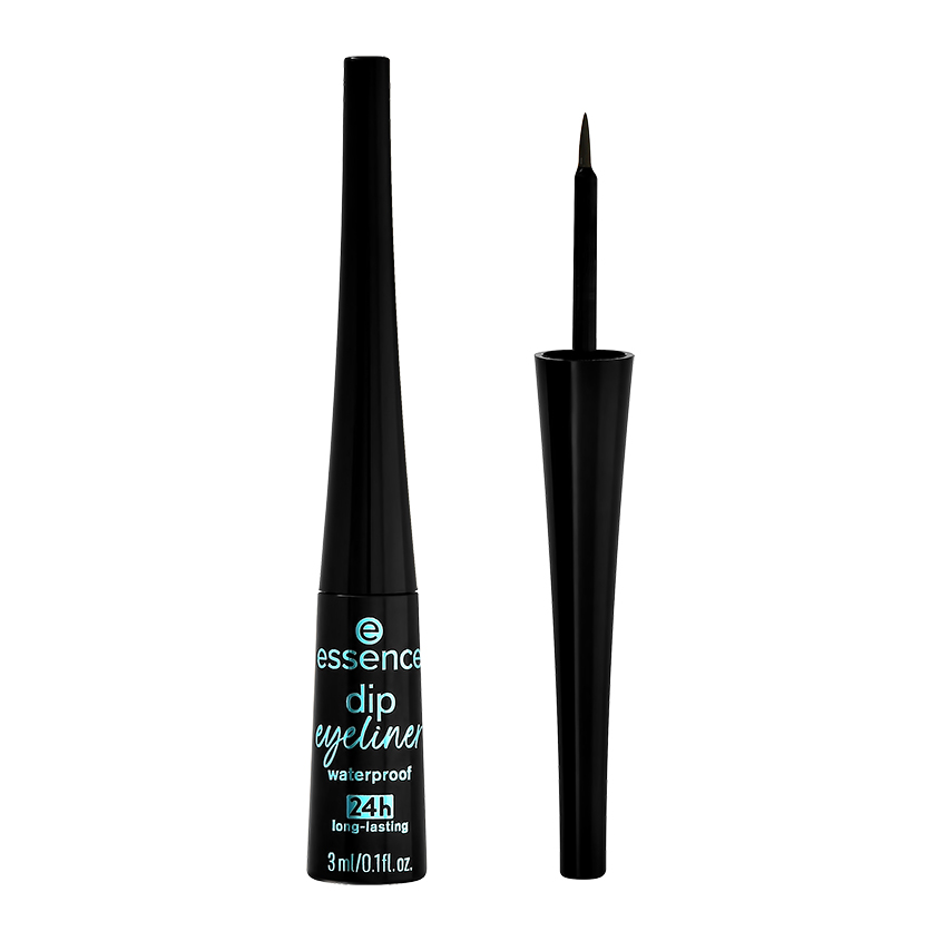 Подводка для глаз ESSENCE DIP EYELINER водостойкая 24H тон 01 Black подводка essence liquid ink eyeliner waterproof 3 мл