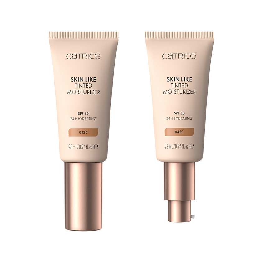 Крем для лица CATRICE SKIN LIKE увлажняющий с тонирующим эффектом тон 42С