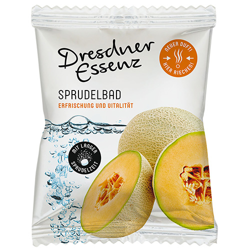 Шипучая соль для ванны `DRESDNER ESSENZ` Дыня 70 г