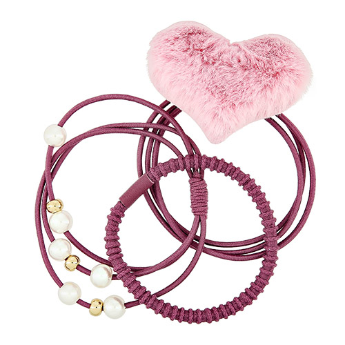 

Набор резинок LADY PINK WARM UP fur 5 шт