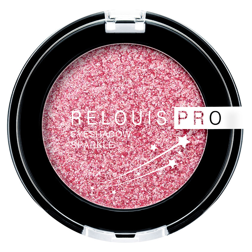 Тени для век RELOUIS RELOUIS PRO EYESHADOW SPARKLE тон 03 candy pink