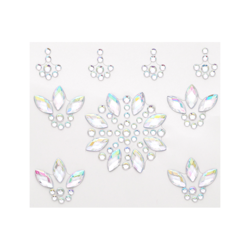 Кристаллы для лица и тела DECO. round flowers
