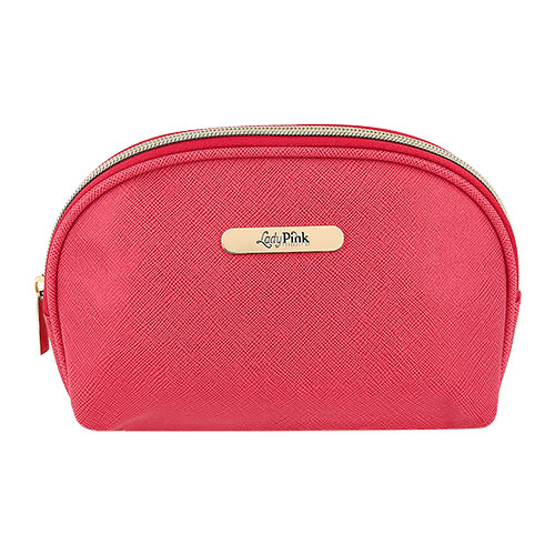 

Косметичка LADY PINK must have овальная коралловая