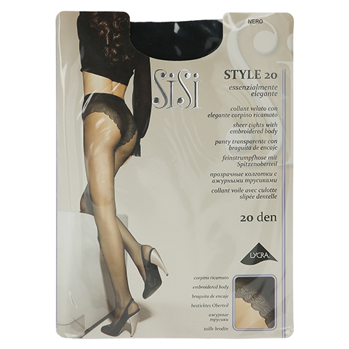 

Колготки женские SISI STYLE 20 den Nero р-р 4