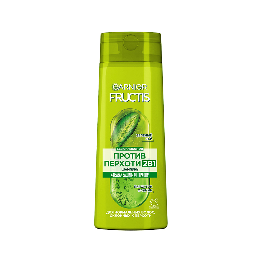 Шампунь для волос GARNIER FRUCTIS ПРОТИВ ПЕРХОТИ укрепляющий 2в1 400 мл