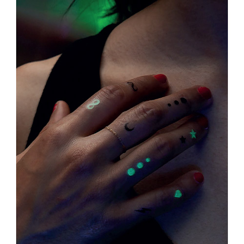 Набор переводных татуировок для тела `DECO.` by Miami tattoos (Glow in dark)