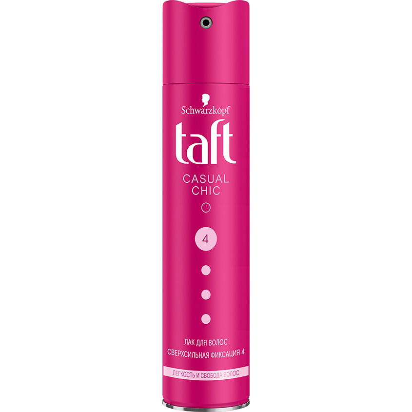 

Лак для волос TAFT CASUAL CHIC невесомый сверхсильной фиксации 225 мл