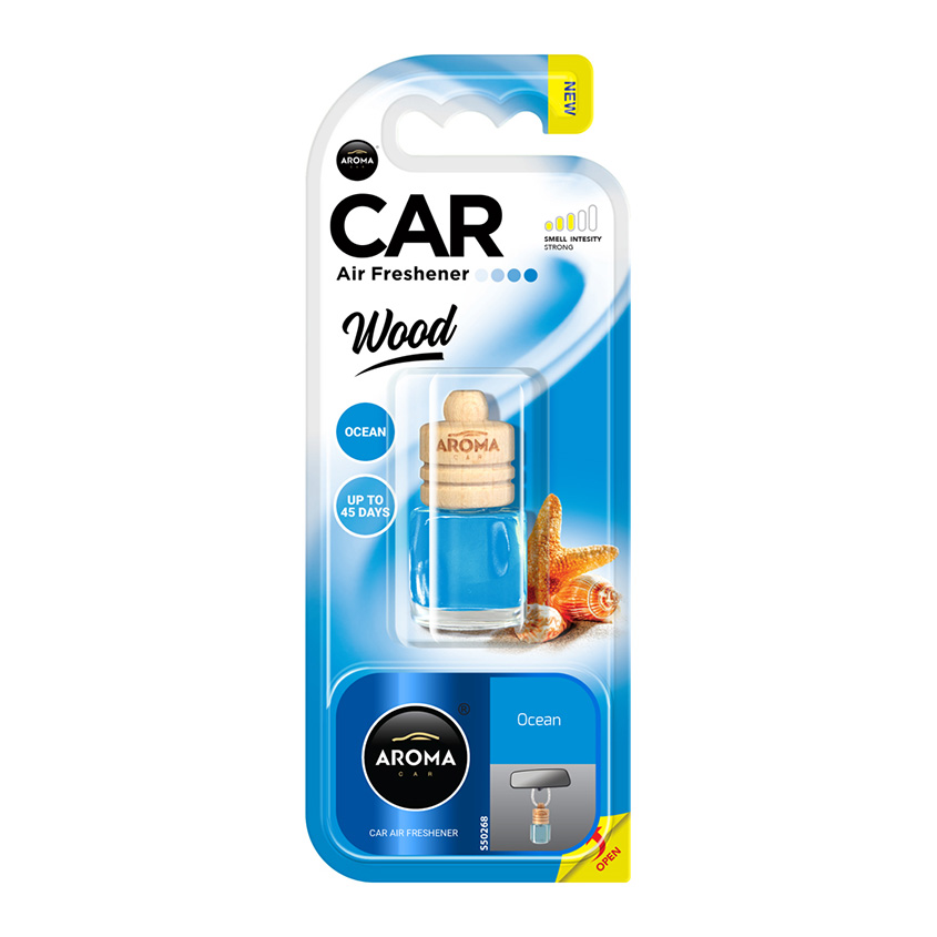 

Ароматизатор для машин AROMA CAR WOOD Ocean 6 мл
