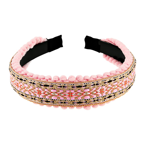 

Ободок LADY PINK wide