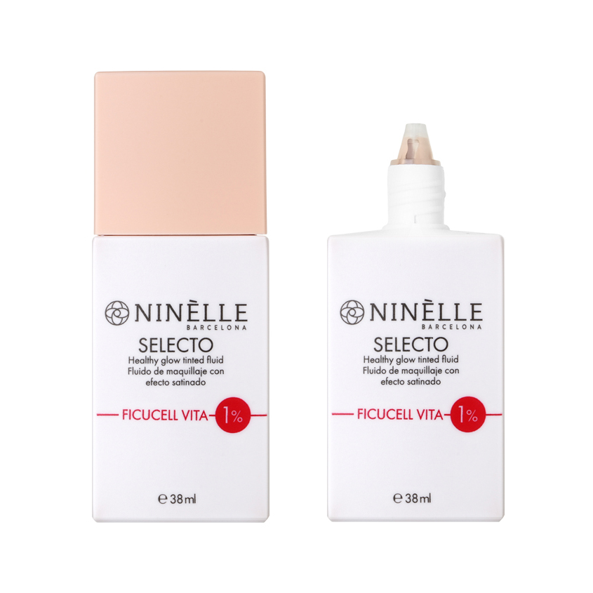 Крем-флюид тональный для лица NINELLE SELECTO увлажняющий тон 241 Фарфоровый