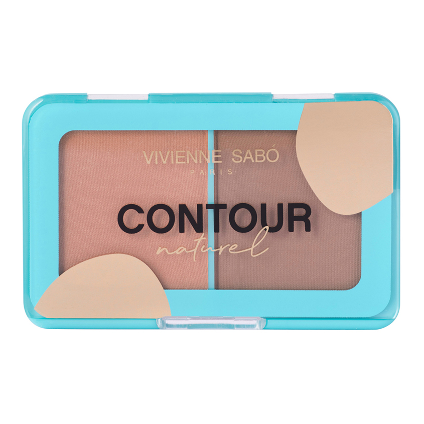 Палетка для лица VIVIENNE SABO CONTOUR NATUREL бронзер и скульптор тон 04