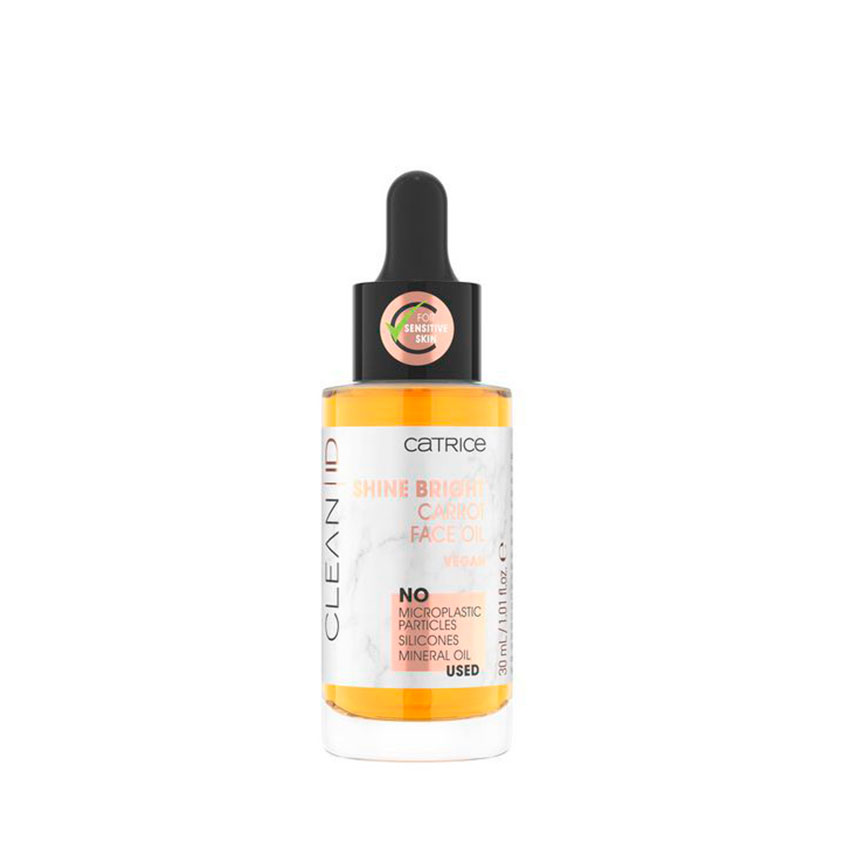 Масло для лица CATRICE CLEAN ID SHINE BRIGHT CARROT FACE OIL 30 мл