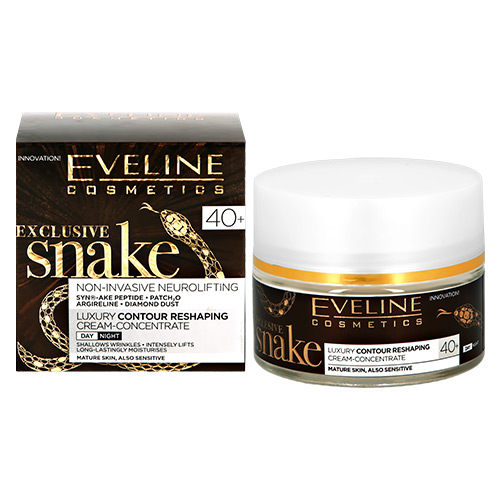 

Крем для лица EVELINE EXCLUSIVE SNAKE дневной и ночной 40+ ультраувлажняющий 50 мл