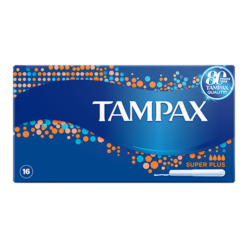 

Тампоны с аппликатором TAMPAX Super Plus 16 шт