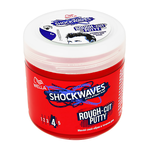 

Формирующая паста для волос WELLA SHOCKWAVES Rough-cut putty 150 мл