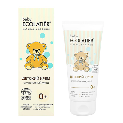 

Крем детский ECOLATIER BABY ежедневный уход 0+ ecocert 100 мл