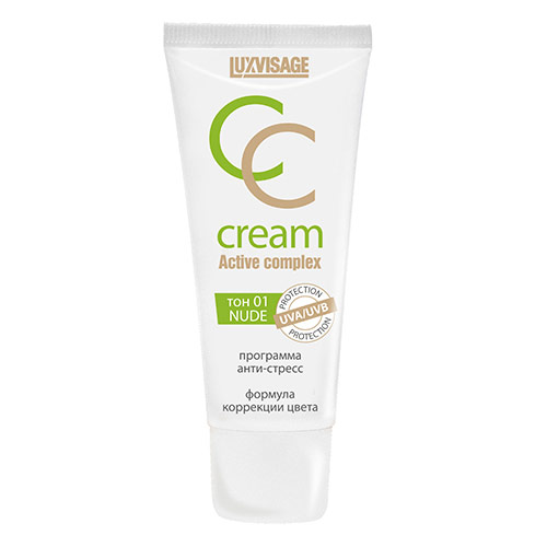 Крем тональный для лица LUXVISAGE CC CREAM тон 1