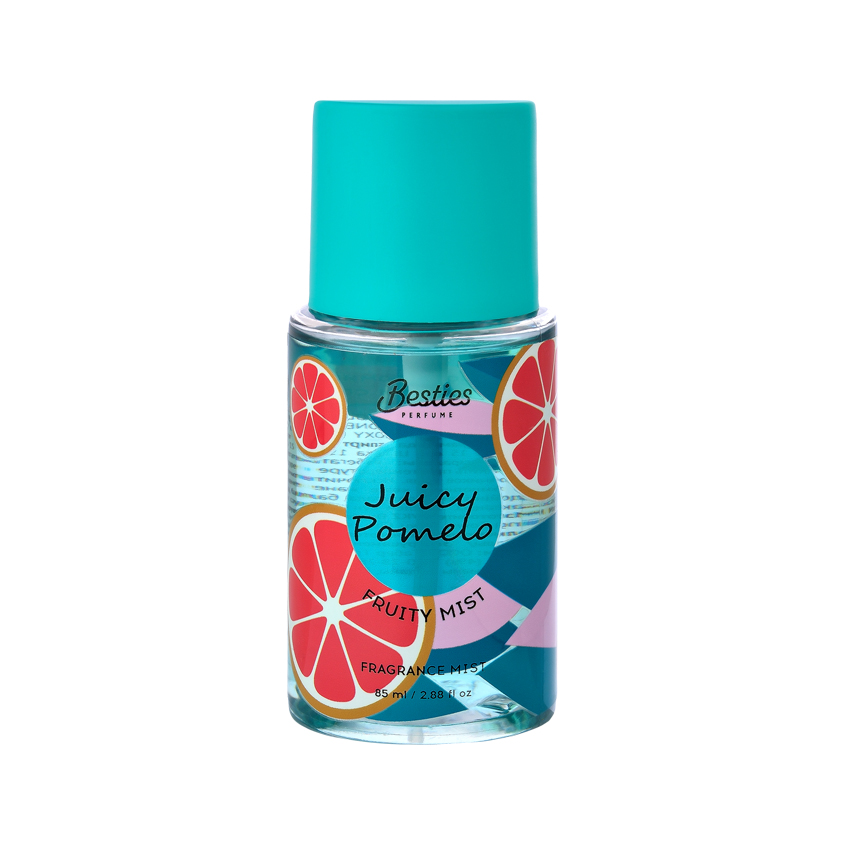 Парфюмированный мист для тела BESTIES FRUITY MIST juicy pomelo жен. 85 мл