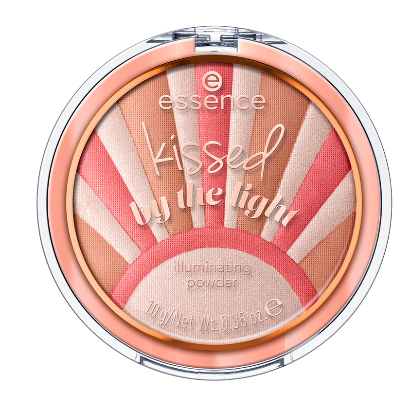 Пудра компактная для лица ESSENCE KISSED BY THE LIGHT подсвечивающая тон 01, Лицо