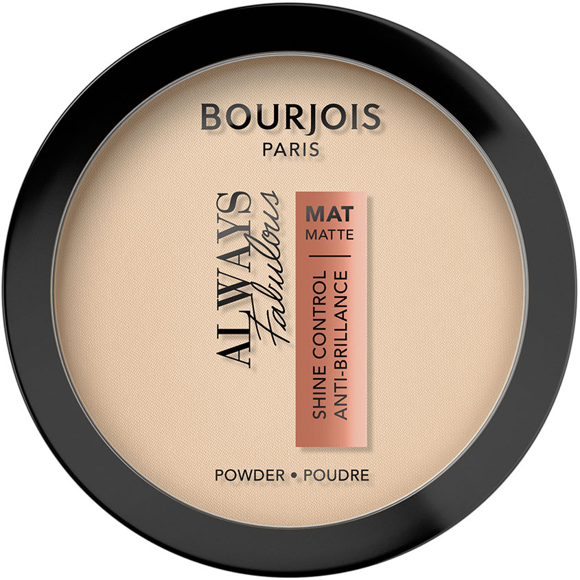 

Пудра компактная для лица BOURJOIS ALWAYS FABULOUS матирующая тон 108 apricot ivory