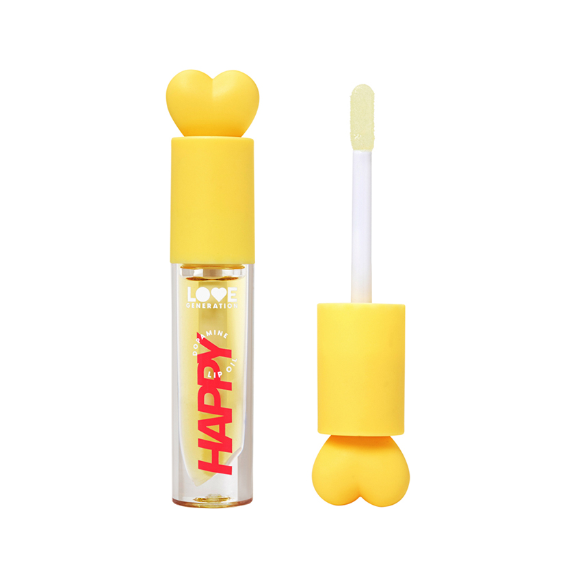 Масло для губ LOVE GENERATION BE HAPPY тон 02 желтый