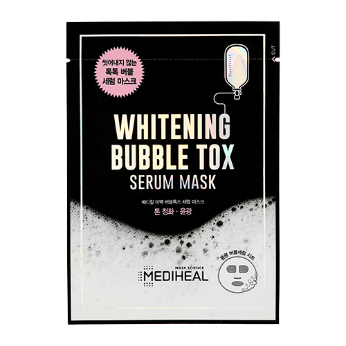 

Маска для лица MEDIHEAL BUBBLE TOX кислородная для сияния кожи 21 мл