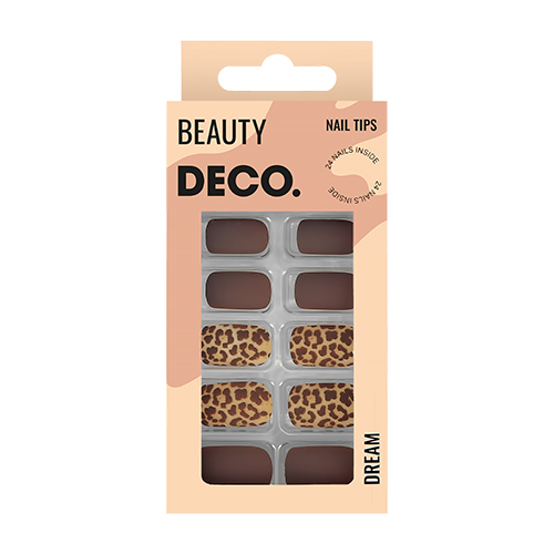 

Набор накладных ногтей DECO. DREAM leo 24 шт + клеевые стикеры 24 шт