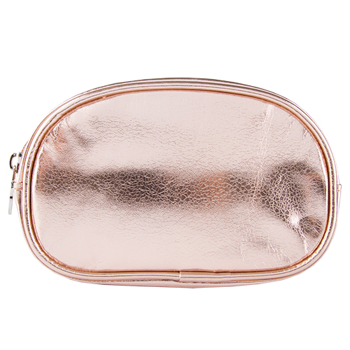 

Косметичка овальная LADY PINK METAL SHOCK золотая