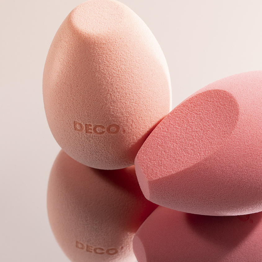 Спонж для макияжа `DECO.` BASE & CORRECT срезанный без латекса