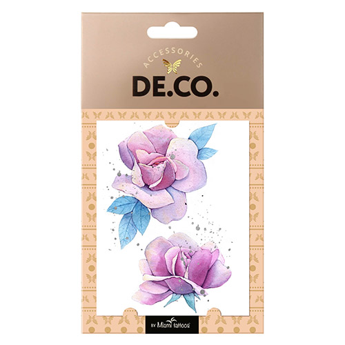 

Татуировка для тела DECO. FROST FLOWER by Miami tattoos переводная Wild rose