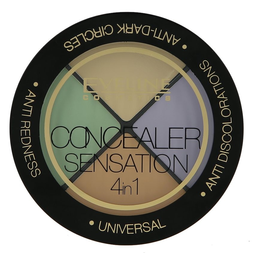 Набор консилеров для лица EVELINE CONCEALER SENSATION 4 в 1
