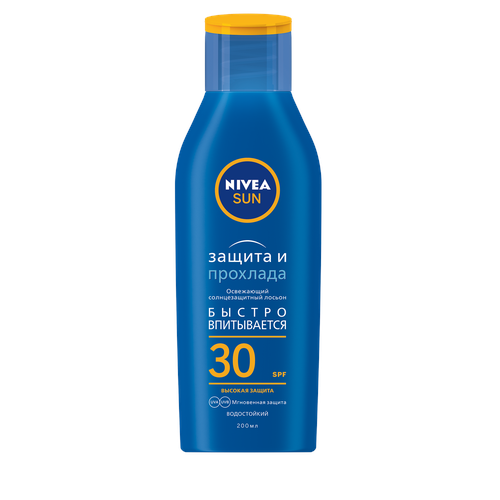 

Солнезащитный лосьон NIVEA SUN освежающий SPF-30 200 мл