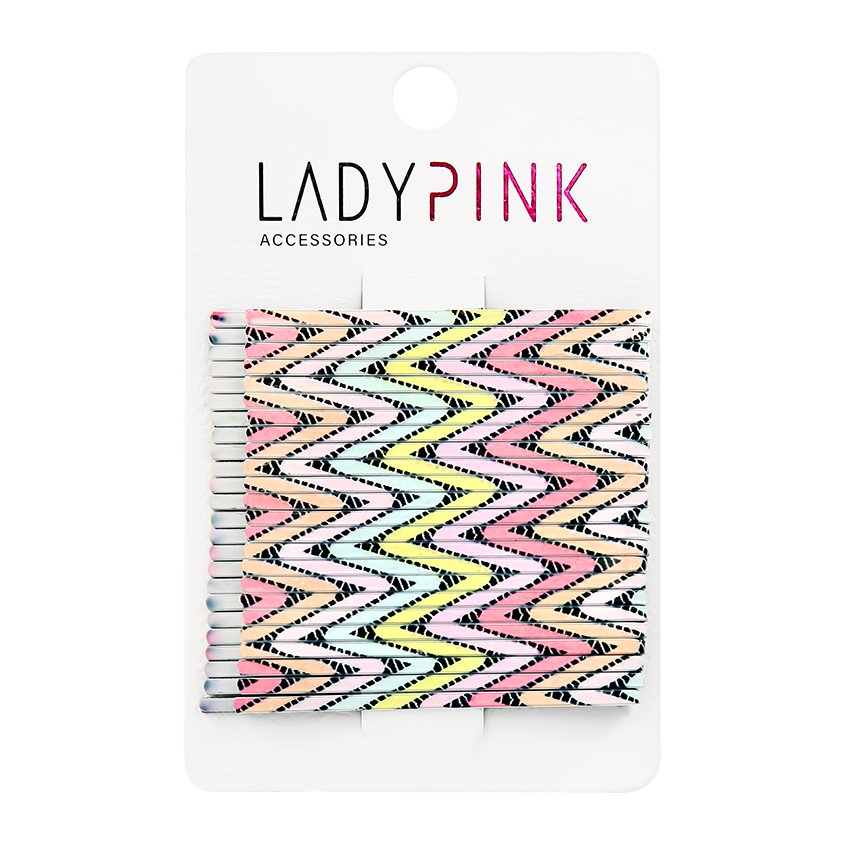 

Набор невидимок LADY PINK simple 24 шт