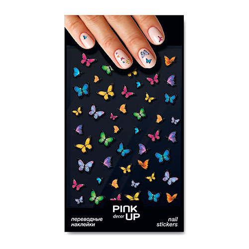 

Наклейки для ногтей PINK UP DECOR NAIL STICKERS переводные тон 897