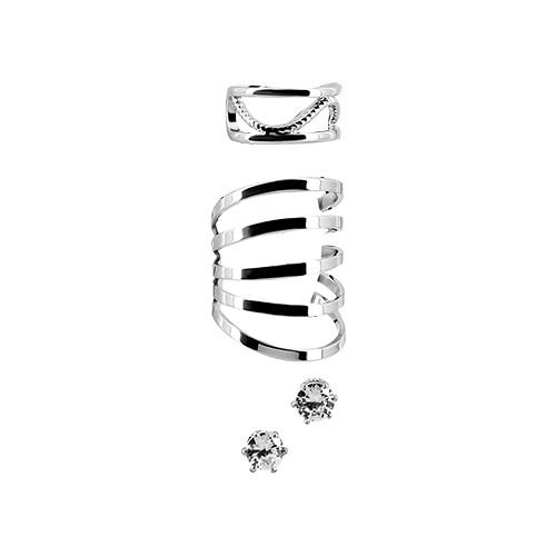 

Серьги каффы LADY PINK MUST HAVE 4 шт